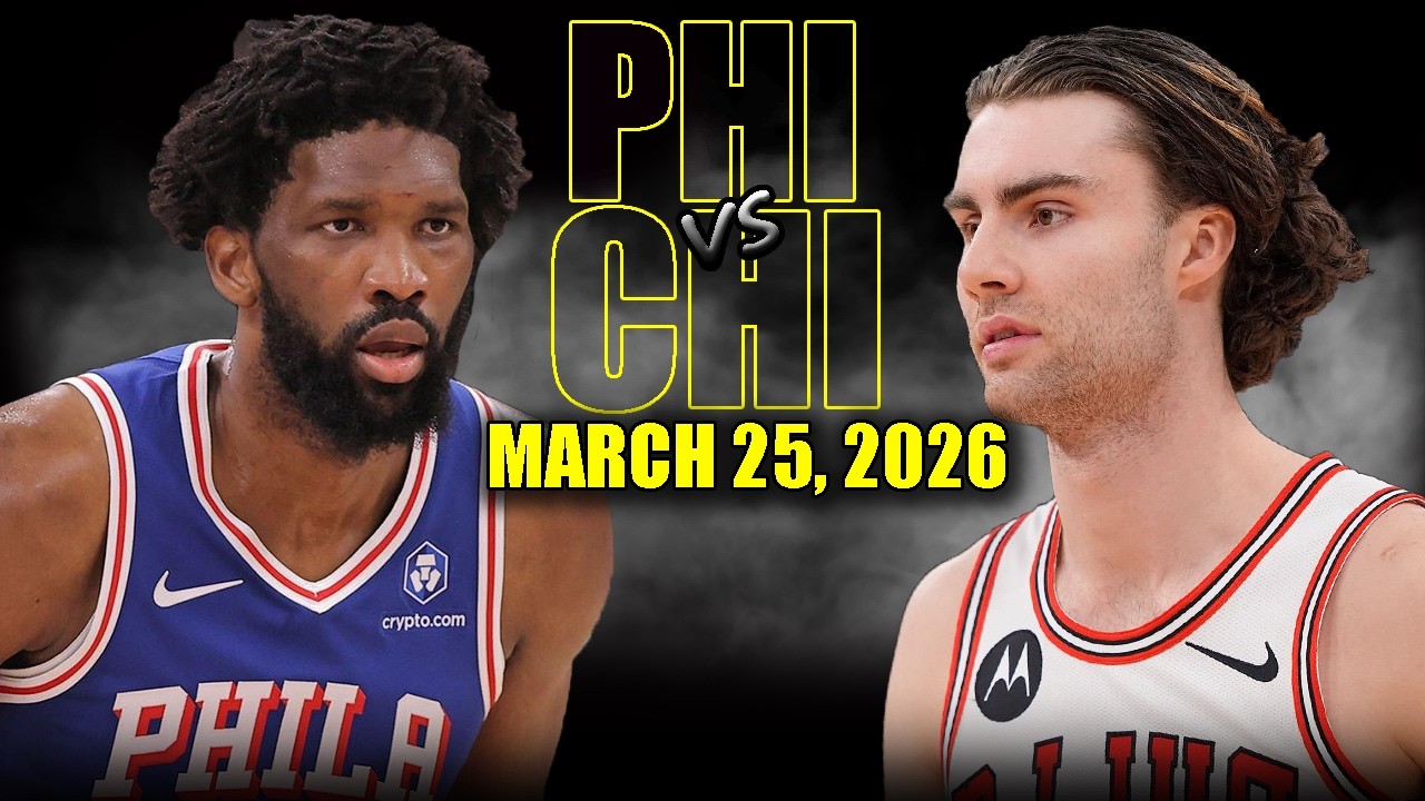 Philadelphia 76ers vs Chicago Bulls Full Game Highlights – March 25, 2026 | NBA Season
