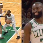 Jaylen Brown laughs after baiting SGA into foul then hits dagger vs OKC Thunder