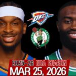 (LIVE) SGA vs Jaylen Brown MVP SHOWDOWN | Oklahoma City Thunder vs Boston Celtics NBA Live Stream