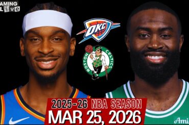 (LIVE) SGA vs Jaylen Brown MVP SHOWDOWN | Oklahoma City Thunder vs Boston Celtics NBA Live Stream