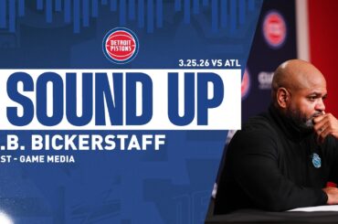 Post-Game Press Conference: J.B. Bickerstaff | Pistons vs. Hawks | 03.25.26