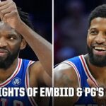 EMBIID & PG DAZZLE IN RETURNS 🤩 Combine for 63 PTS in BLOWOUT WIN over Bulls | NBA on ESPN