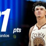 Gui Santos Has a Career-High Scoring Night vs. Nets