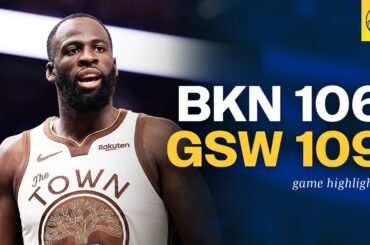 Golden State Warriors Win Close Matchup with Brooklyn Nets | KIA Electric Plays