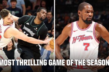 BLOOD, OT, EJECTIONS, COMEBACK WINNER 😱 Rockets-Wolves WILD ENDING had everything! | NBA on ESPN