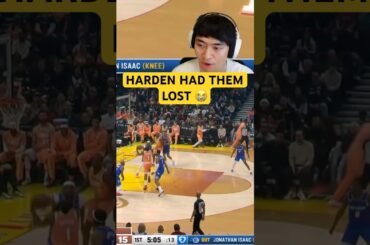 HARDEN IN HIS DRIBBLE BAG 😭🔥 Magic Were LOST #jamesharden #nbashorts #clevelandcavaliers