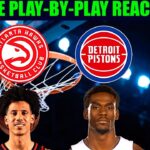 Atlanta Hawks vs Detroit Pistons NBA Play-By-Play Reaction 3/25/26 LIVE