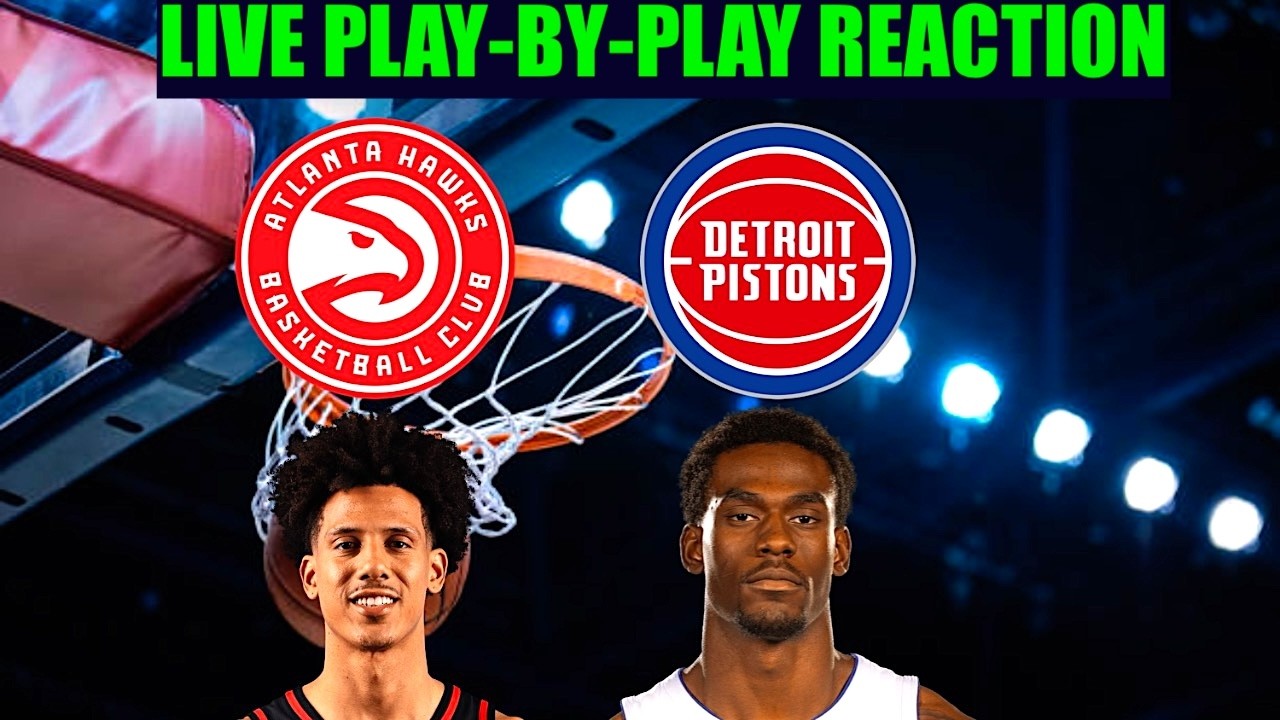 Atlanta Hawks vs Detroit Pistons NBA Play-By-Play Reaction 3/25/26 LIVE