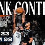 SEVEN SCORE IN DOUBLE FIGURES AS SPURS WIN WITH A DUNK SHOW IN MEMPHIS