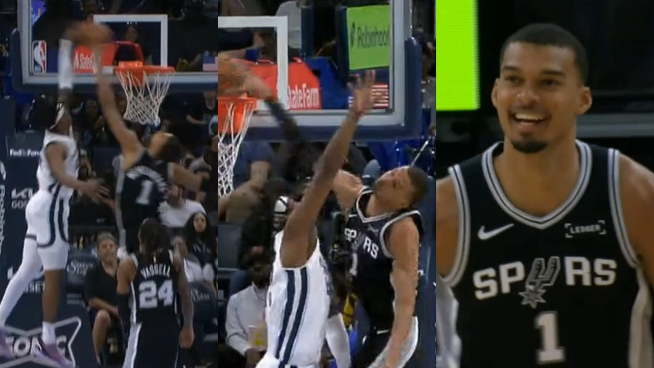 Wemby gets INSTANT REVENGE on GG Jackson with NASTY poster dunk 😳