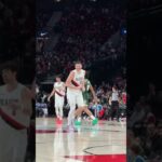 DONOVAN CLINGAN THREE & HE'S HYPED!! #donovanclingan #nba #trailblazers #basketball