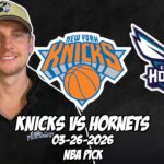 New York Knicks vs Charlotte Hornets 3/26/26 NBA Free Picks & Prediction | NBA Betting Tips