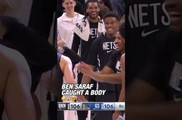 ON YO HEAD!!! 🙆‍♂️😤🤯  #nba #brooklynnets #bensaraf