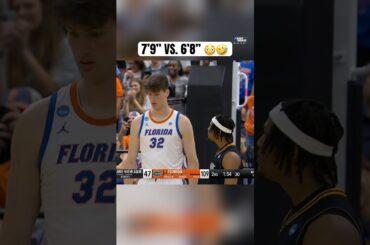 He can't believe how tall Olivier Rioux is 🤣