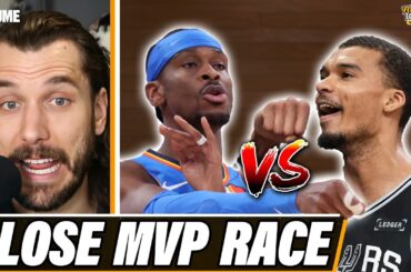 SGA vs. Wemby NBA MVP race is CLOSER than you think | Thunder x Spurs