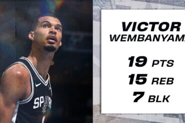 Victor Wembanyama Drops Near Triple Double With 7 BLOCKS in Spurs Road Win vs. Memphis