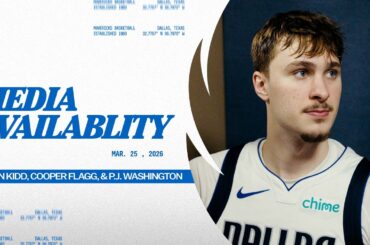 Jason Kidd, Cooper Flagg, & P.J. Washington | Post-Game Media Availability @ DEN | 3/25/26