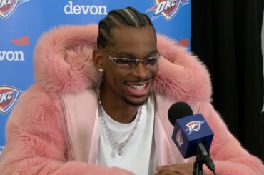 Shai Gilgeous-Alexander postgame after Thunder fall to Celtics