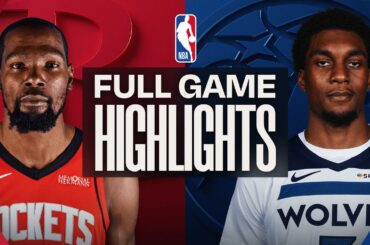 Game Recap: Timberwolves 110, Rockets 108