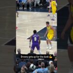 Bronny James con el DUNK ante Indiana Pacers 😤