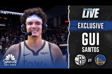 Gui Santos relishing in offensive opportunities as Warriors take down Nets | NBC Sports Bay Area