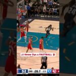 Jalen looking like a closer out there ⚾️ #nba #hawks #jalenjohnson