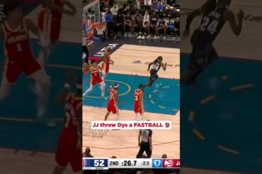 Jalen looking like a closer out there ⚾️ #nba #hawks #jalenjohnson