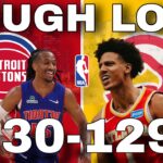 One Point Away: Pistons Lose Thriller to Hawks