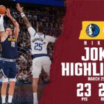 INSANITY: Nikola Jokić 20/20/15 | Game Highlights vs. DAL