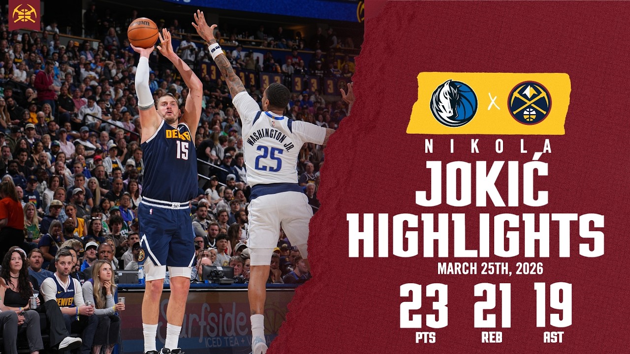 INSANITY: Nikola Jokić 20/20/15 | Game Highlights vs. DAL