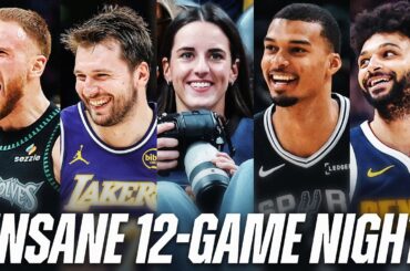The CRAZIEST 12-Game NBA Night of the Season 😱 | March 25, 2026