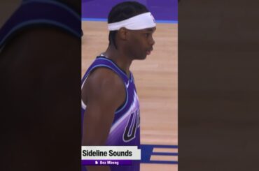 we’ve got Bez mic’ed up for your Thursday afternoon scroll 🎙️🍿 #NBA #UtahJazz