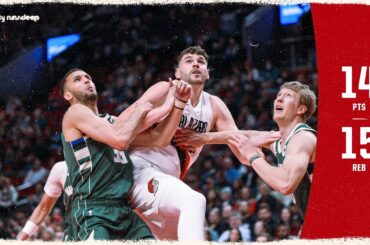 Donovan Clingan DOUBLE-DOUBLE vs Milwaukee Bucks | Portland Trail Blazers | March 25, 2026