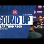 Post-Game Press Conference: Ausar Thompson | Pistons vs. Hawks | 03.25.26