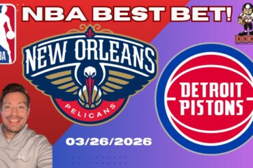 New Orleans Pelicans vs Detroit Pistons NBA Picks and Predictions Today | Nolan's Best NBA Bets