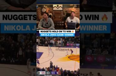 Reaction to Nuggets WINNER vs Suns 🔥🙌