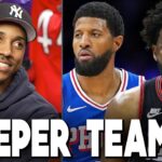 Jeff Teague says Joel Embiid, Tyrese Maxey & Paul George can MAKE SOME NOISE in playoffs w/ 76ers