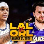 Los Angeles Lakers vs Orlando Magic Full Game Highlights | Mar 21, 2026 | FreeDawkins