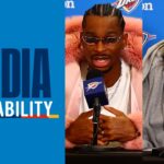 Shai Gilgeous-Alexander and Jalen Williams | Postgame Media | March 25, 2026