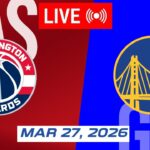 NBA LIVE! Golden State Warriors vs Washington Wizards | March 27, 2026 | 2026 NBA Season Live 2K