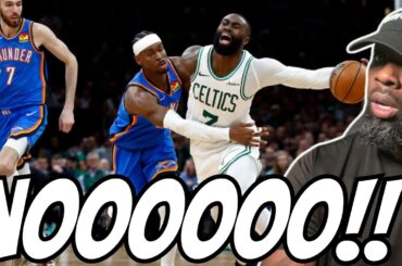 SMH! Thunder vs Celtics Game Highlights 3/25 (REACTION)