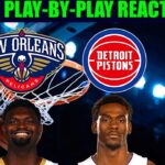 New Orleans Pelicans vs Detroit Pistons NBA Play-By-Play Reaction 3/26/26 LIVE