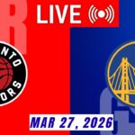 NBA LIVE! Golden State Warriors vs Toronto Raptors I March 27,2026 Warriors vs Raptors 2K Live