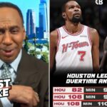 FIRST TAKE | Kevin Durant CHOKED - Stephen A. on Rockets blow 13-point in stunning loss to T-Wolves