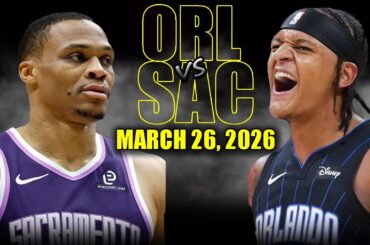 Orlando Magic vs Sacramento Kings Full Game Highlights – March 26, 2026 | NBA Season