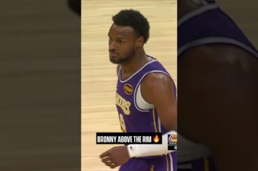 Bronny James got UP #NBA #Lakers