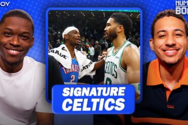Boston Celtics get signature win over Oklahoma City Thunder | Numbers on the Board | NBA on NBC