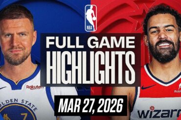 WARRIORS vs WIZARDS FULL GAME HIGHLIGHTS MARCH 27, 2026 NBA HIGHLIGHTS TODAY | NBA 2K26 GAMEPLAY