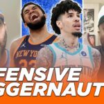 Hornets-Knicks Reaction: LaMelo Ball leads UNSTOPPABLE offense vs NY | The Dime With Josh and Kwab