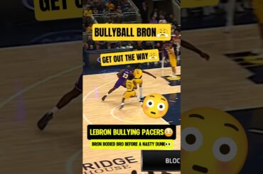 Pacers CAN'T STOP Bron bullying them😳